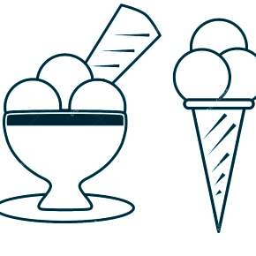 Раскраски мороженое