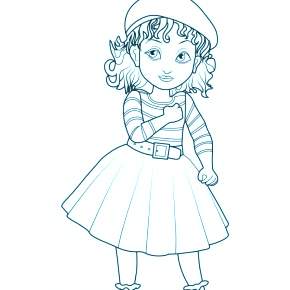 Раскраски Нэнси-Клэнси Раскраски Нэнси-Клэнси