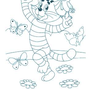 Раскраска Простоквашино Раскраска Простоквашино