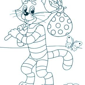 Раскраска Простоквашино Раскраска Простоквашино