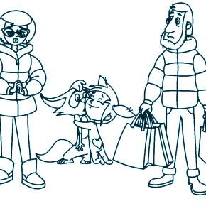 Раскраска Простоквашино Раскраска Простоквашино