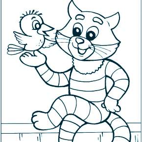 Раскраска Простоквашино Раскраска Простоквашино