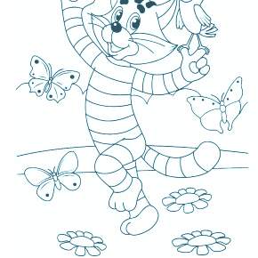 Раскраска Простоквашино Раскраска Простоквашино