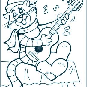 Раскраска Простоквашино Раскраска Простоквашино