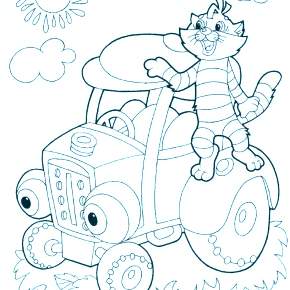 Раскраска Простоквашино Раскраска Простоквашино