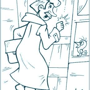 Раскраска Простоквашино Раскраска Простоквашино