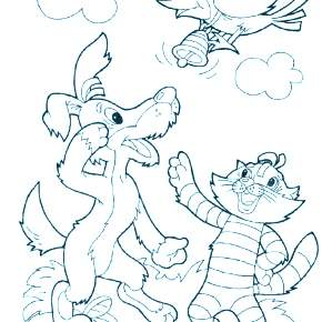 Раскраска Простоквашино Раскраска Простоквашино