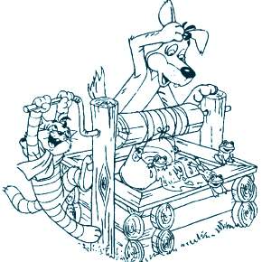 Раскраска Простоквашино Раскраска Простоквашино