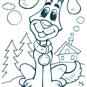 Раскраска Простоквашино Раскраска Простоквашино