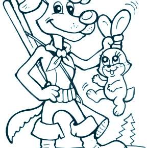 Раскраска Простоквашино Раскраска Простоквашино