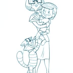 Раскраска Простоквашино Раскраска Простоквашино