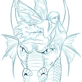 Раскраски Мифические существа