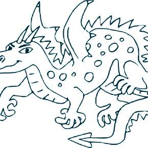 Раскраски Мифические существа