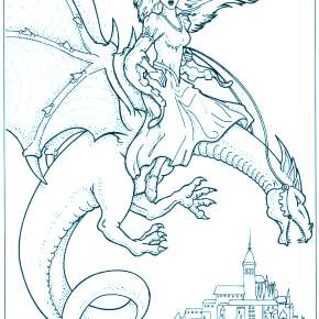 Раскраски Мифические существа