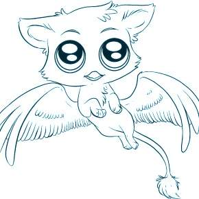 Раскраски Мифические существа