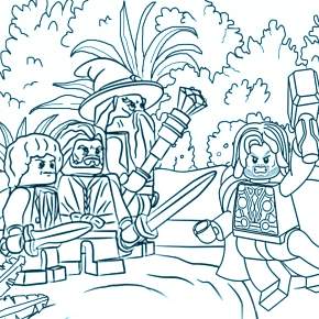 Раскраска Властелин Колец