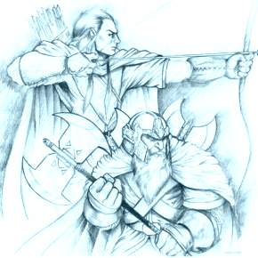 Раскраска Властелин Колец