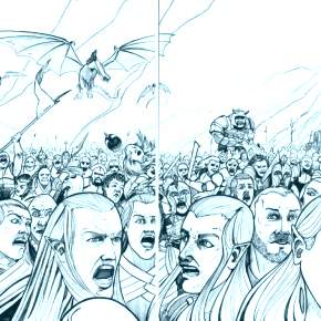 Раскраска Властелин Колец