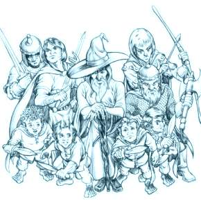 Раскраска Властелин Колец