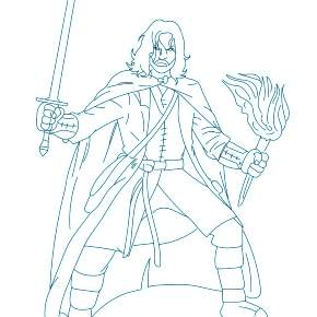 Раскраска Властелин Колец