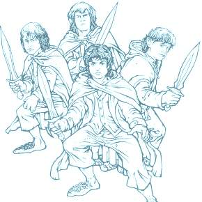 Раскраска Властелин Колец