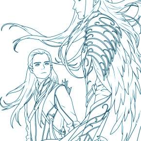 Раскраска Властелин Колец