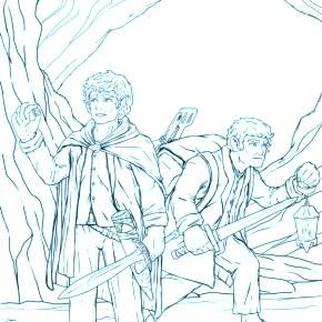 Раскраска Властелин Колец