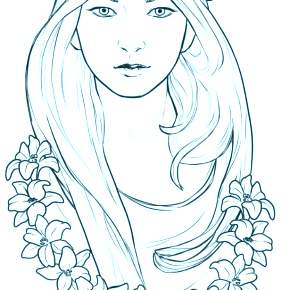 Раскраска Портреты