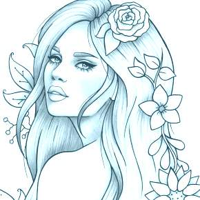 Раскраска Портреты