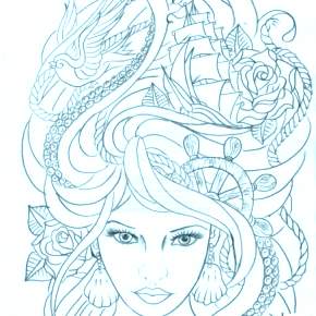 Раскраска Портреты