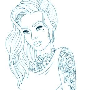 Раскраска Портреты