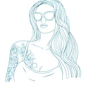 Раскраска Портреты