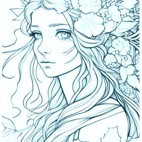 Раскраска Портреты