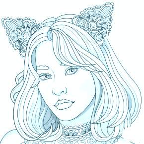 Раскраска Портреты