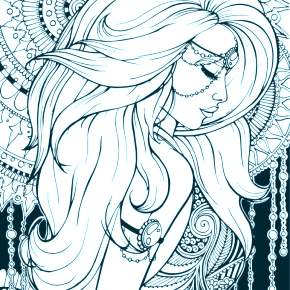 Раскраска Портреты