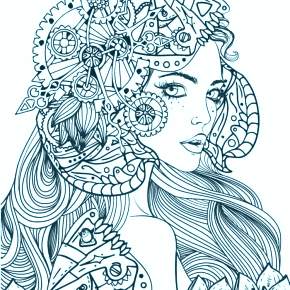 Раскраска Портреты