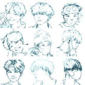 Раскраска Портреты