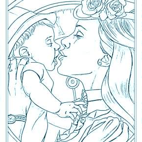 Раскраска Портреты