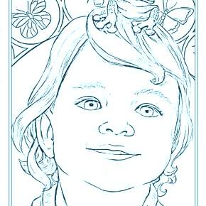 Раскраска Портреты
