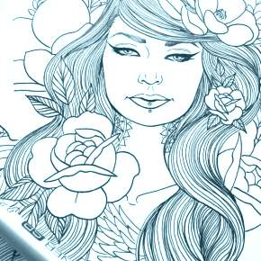 Раскраска Портреты