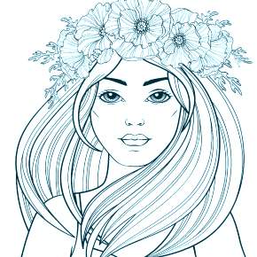 Раскраска Портреты