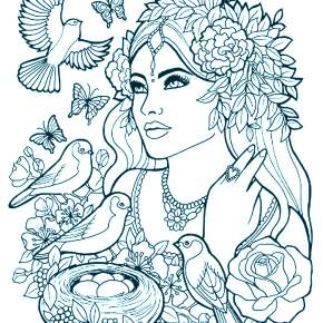 Раскраска Портреты