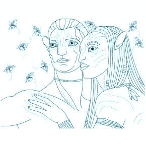 Раскраски Аватар