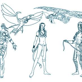 Раскраски Аватар