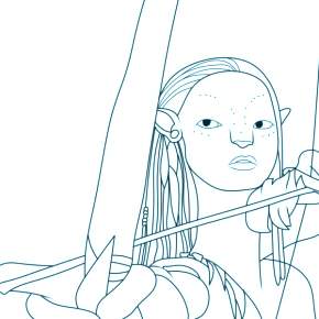 Раскраски Аватар