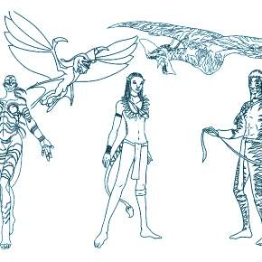 Раскраски Аватар