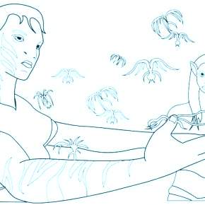 Раскраски Аватар