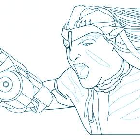 Раскраски Аватар