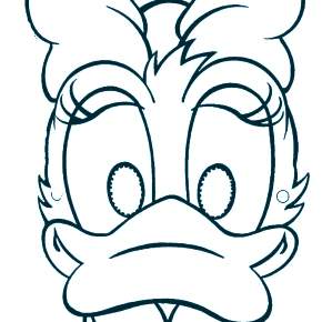 Раскраска новогодние маски