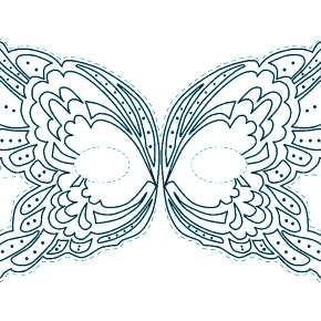 Раскраска новогодние маски